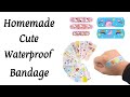 How to make cute bandage at Home / How to make Band - Aid at home/ Homemade Bandage🩹 / Diy Band-Aid