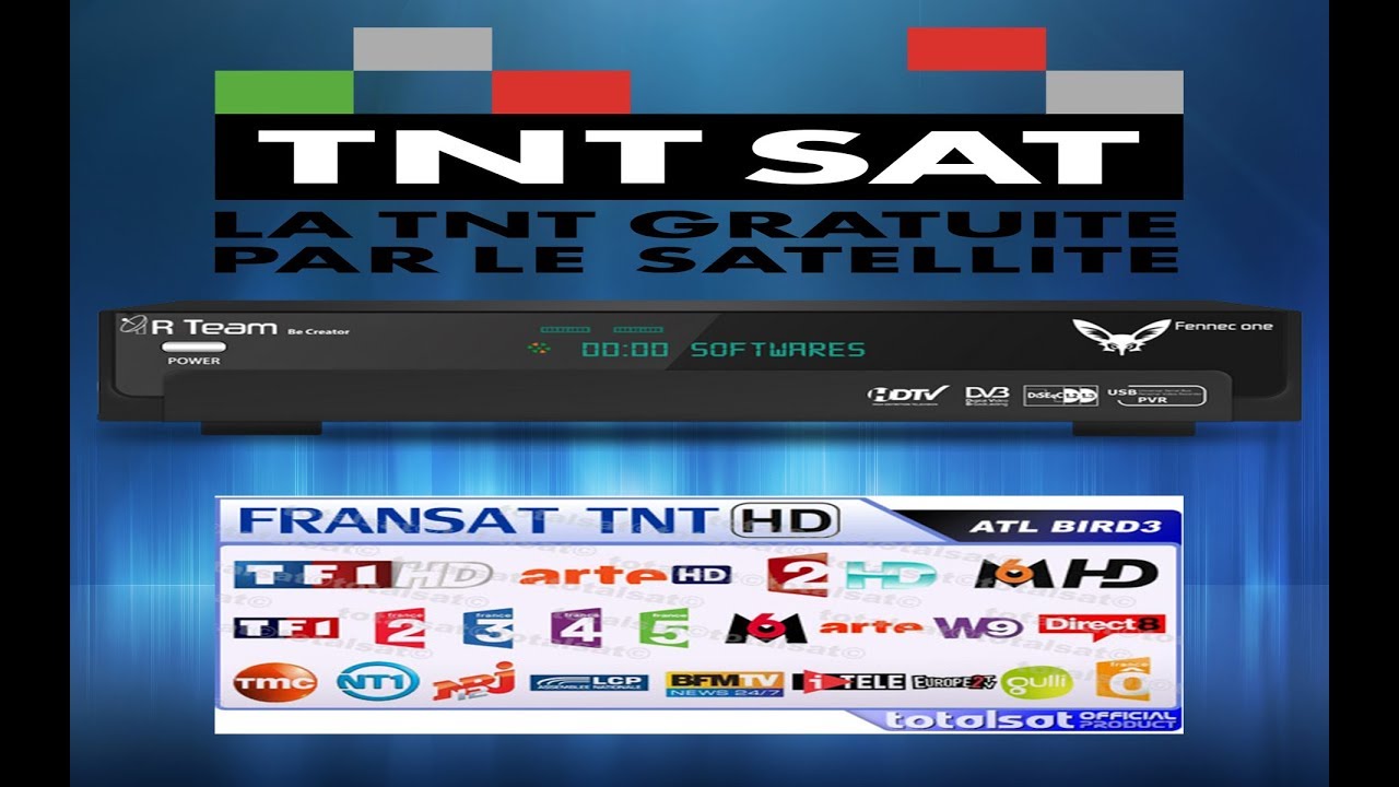TNTSat AB3 5°w avec l'émulateur sur le fennec one الباقات الفرنسية على قمر اوتلسات 5 بالمحاكي على