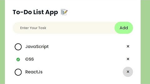 HTML CSS JavaScript Project: Building a Responsive ToDo List App | #todolist #js #javascriptprojects
