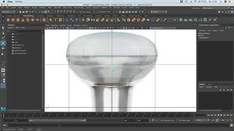 Modelling Lightbulb (Maya 2020)
