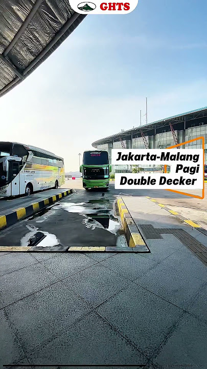 Jakarta-Malang Pagi Double Decker #ghts #gununghartasolutions