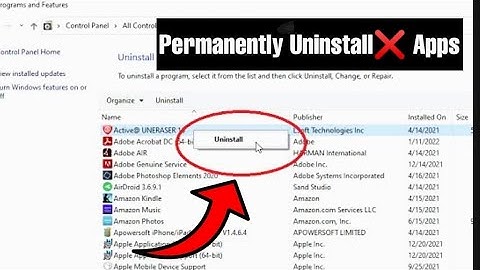 How to Uninstall Apps or Programs on Windows 7 | How to Uninstall App Permanently from Computer |