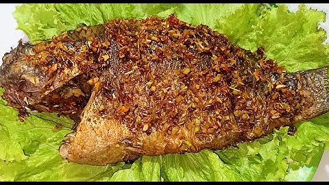 Cách làm Cá Rô Phi Muối Sả Ớt chiên giòn cực ngon đơn giản - Bếp Nhà Hoàng