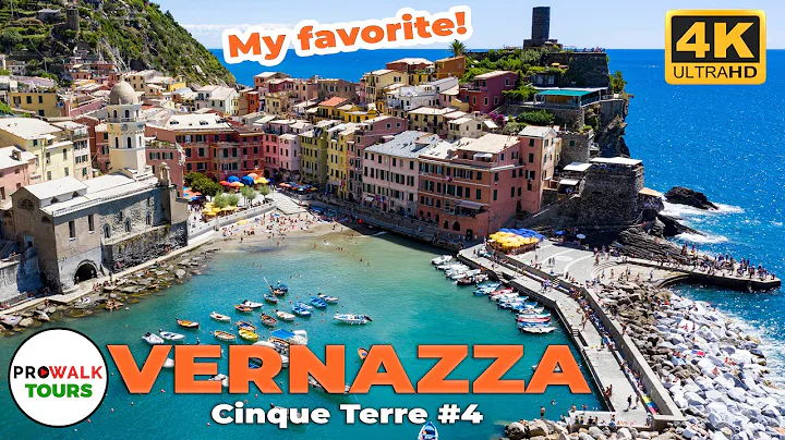 Vernazza, Italy Walking Tour 4K - The BEST of Cinq...