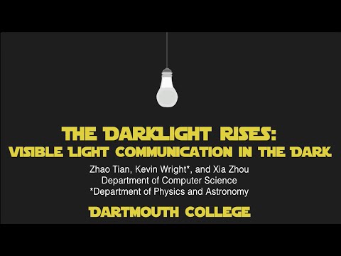 The DarkLight Rises: Visible Light Communication in the Dark (MobiCom 2016)