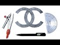 Chanel logo - How to draw the Chanel logo easy step by step