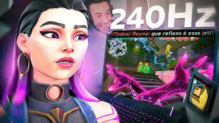 RADIANTE ABUSANDO do 240HZ no VALORANT 😈