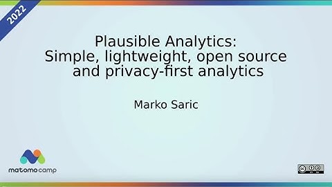 Plausible Analytics Simple, lightweight, open source and privacy first analytics