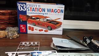 AMT 1963 Chevrolet Chevy II Station Wagon build