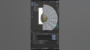 WWII Grenade in Blender 3D #blender #3d #blender3d