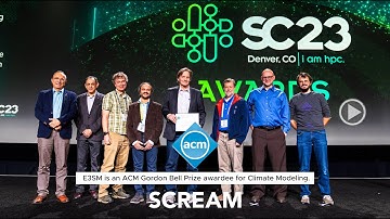 E3SM SCREAM Gordon Bell Prize Video 2024 with captions