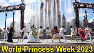 Disney Princess Moment/ Show at Sleeping Beauty Castle: World Princess Week at Disneyland Paris 2023