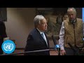 UN Chief on the humanitarian situation in Gaza - Security Council Media Stakeout