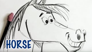 How to Draw a Horse - for Beginners