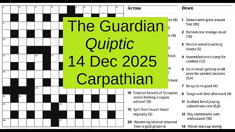 The Guardian Quiptic 1360