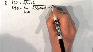 Calculating a Derivative of a Root Function Using the Definition of a Derivative