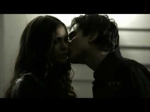 Damon and Elena/Katherine KISSING SCENE [FULL] - T...