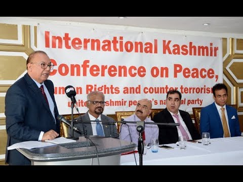 chairman ukpnp speaks in international kashmir conference