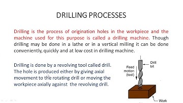 Lecture 9 - Machining II - part 1