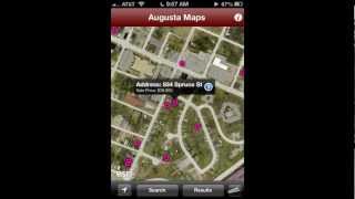 Augusta Maps iOS Demo for Augusta, Georgia screenshot 1