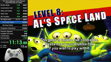 Toy Story 2 Any% N64 (30 Token) Speedrun in 30:32.42