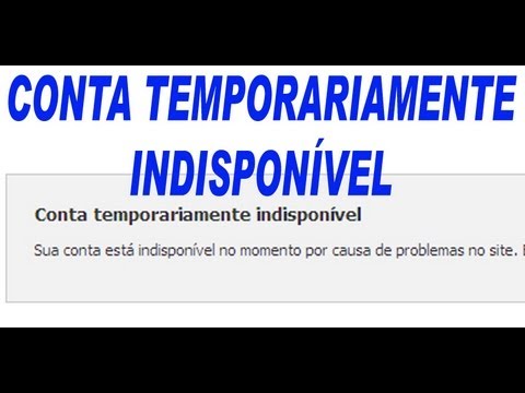 Facebook Fora Do Ar Conta Temporariamente Indisponivel Youtube