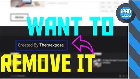 How to remove Blogger Templates Created  footer 2017