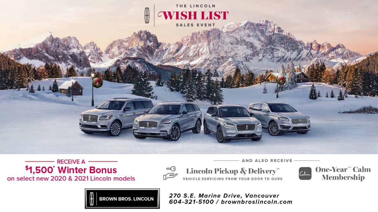 Lincoln Motors Christmas 2022 Wishlist Advert Lincoln Wish List Campaign - January 2021 - Youtube
