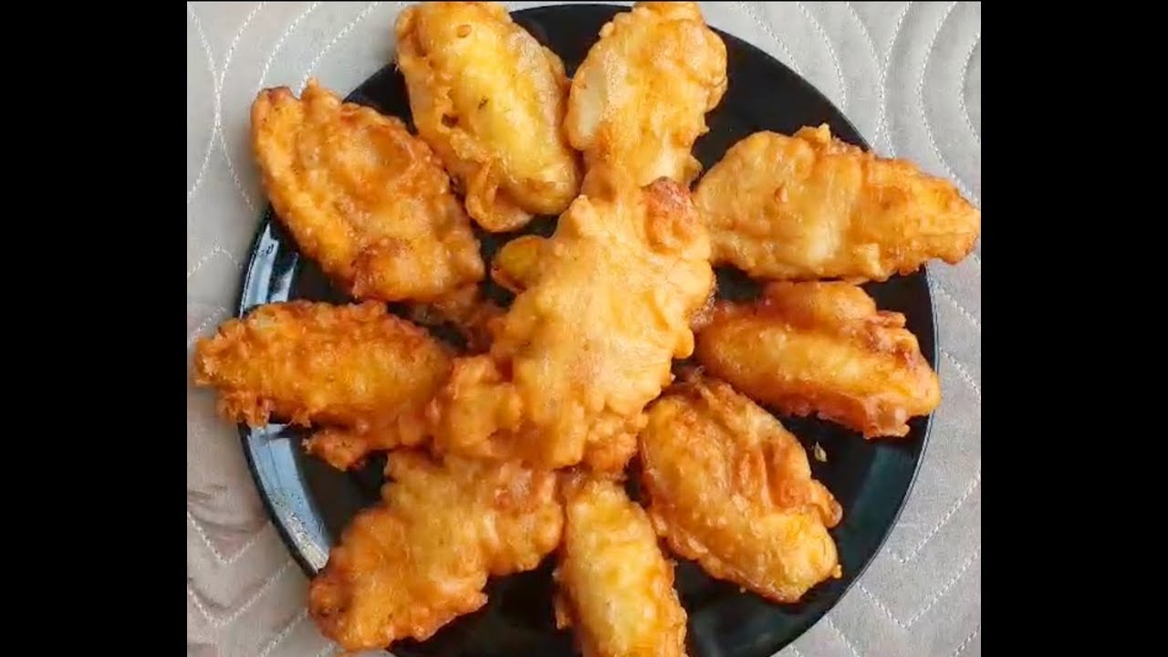 *ငေပ်ာသီးေၾကာ္နည္း*Fried Bananas with Rice Flour