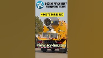 How do fog cannons contribute to workplace safety by controlling dust? #dustsuppression #fogcannon