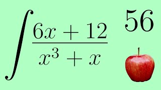 Integration by Partial Fractions, Integral of (6x+12)/(x²+x), Calculus 2