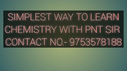 Conditions for Ideal and non Ideal solution