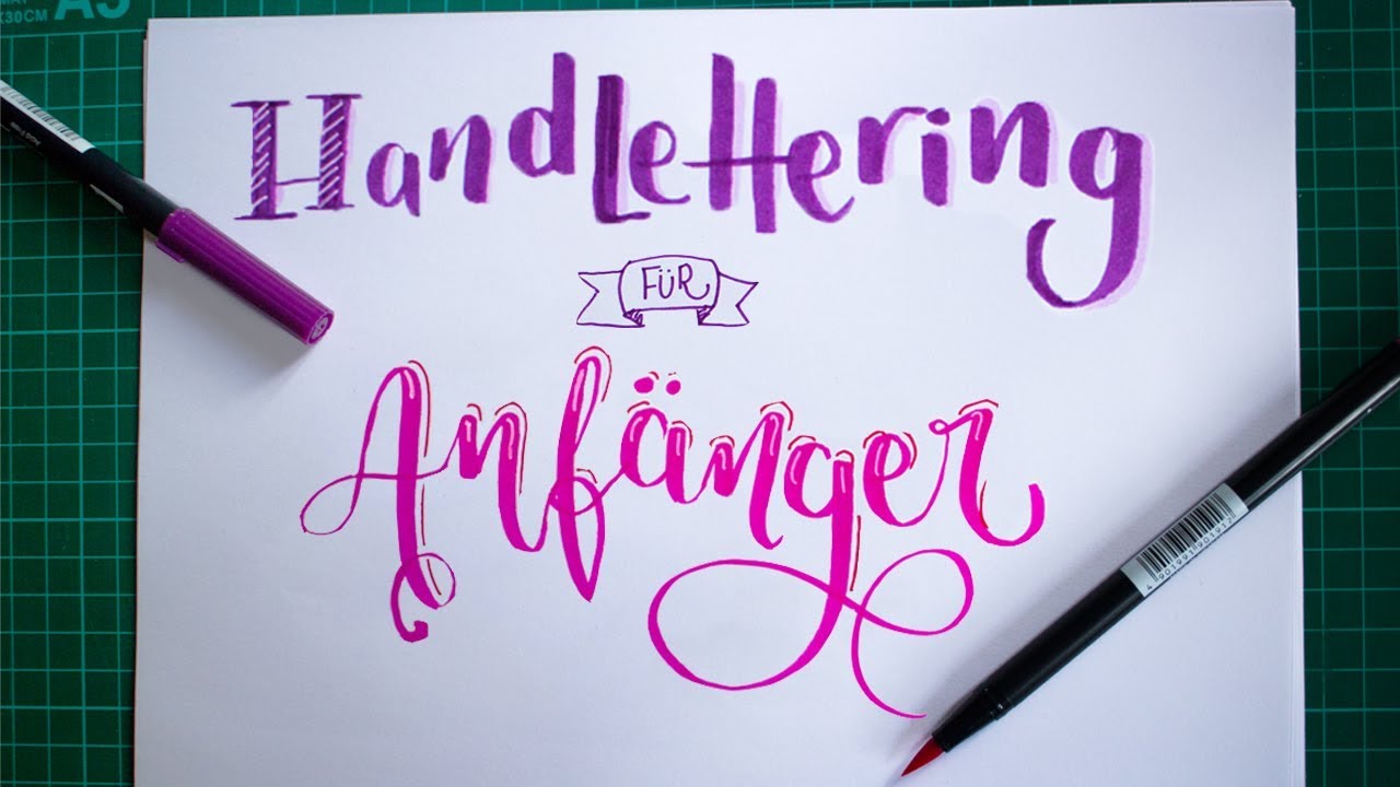 Featured image of post Handlettering Anleitung Für Anfänger : See more ideas about lettering, hand lettering, handlettering.