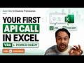 Your First API Call in Excel: VBA and Power Query