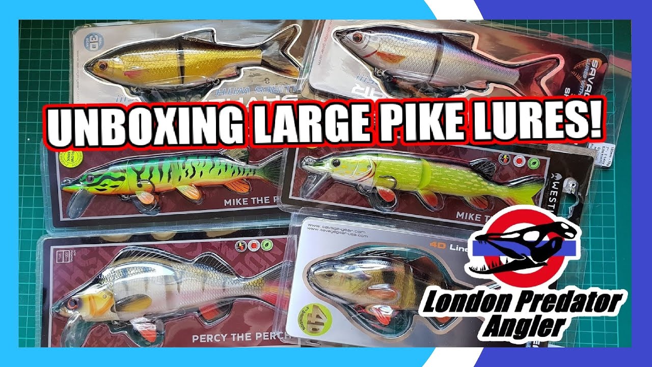 Unboxing LARGE PIKE Lures!!! (Savage Gear/Westin) 