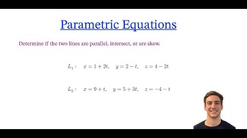 Math Calculus: Find the Intersection Point of Two Parametric Equations (Calc Help)