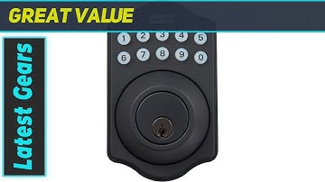 Amazon Basics Deadbolt: The Ultimate Keyless Entry