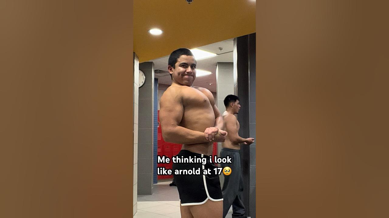 Mini Arnold at 17#shorts #bodybuilding #motivation #gym # ...