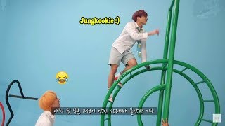 JUNGKOOK (정국 BTS) makes his hyungs laugh #3