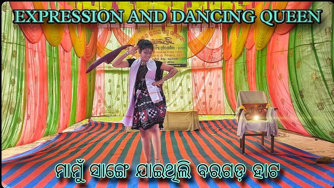 Mamu Sange Jaithili Baragada Hata Perform By A School Girl || Sambalpuri Dance ||