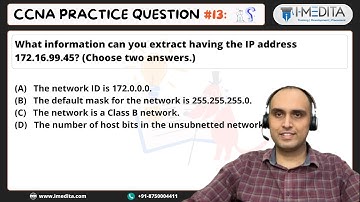 #13- CCNA Practice Questions & Answers | CCNA Exam Questions in Hindi