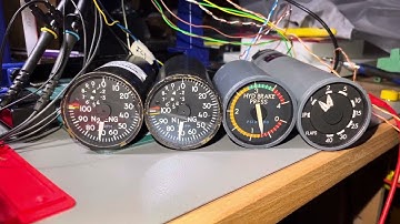 Testing multiple 737 / MD80 indicators with Synchro card