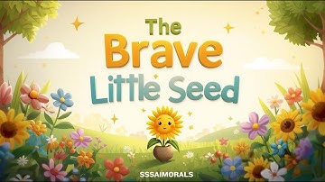 The Brave Little Seed | Kids Moral Story | Believe in Yourself