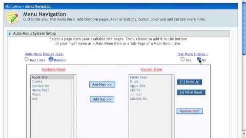 Menu Navigation part 2 - Soholaunch Website Builder for Business