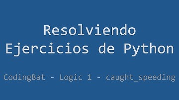 047 - Ejercicio de Python - Codingbat - Logic 1 - Caught_speeding