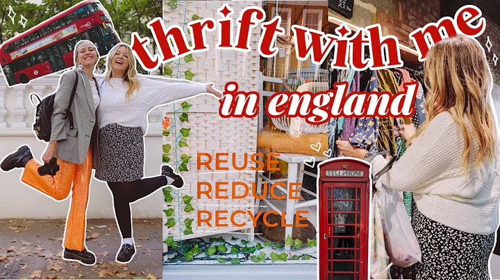 come thrift with me in ENGLAND!  MASSIVE vintage & charity shops haul