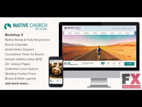 Preview NativeChurch - Responsive HTML5 Template TForest