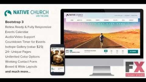 Preview NativeChurch - Responsive HTML5 Template TForest