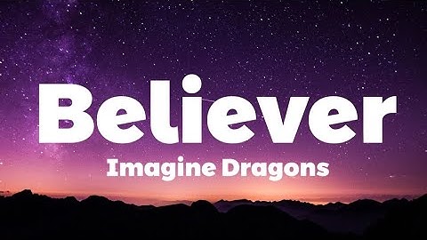 Imagine Dragons Believer Lyrics #music #video