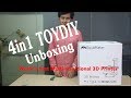Unboxing and full review of TOYDIY 4-in-1/3D Printer/Ecubmaker/3D Printer review
